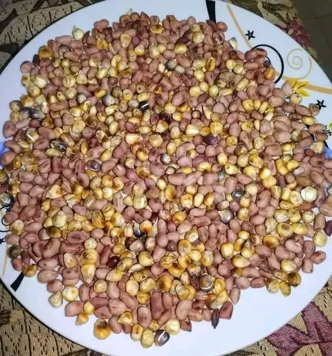 corn and groundnuts